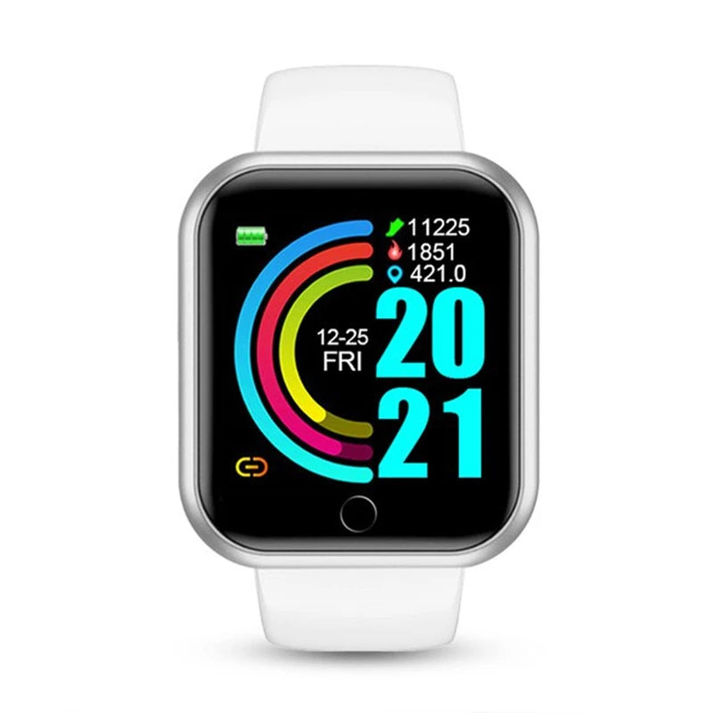 Montre Connectée / Bracelet Fitness Homme & Femme – Bluetooth, Musique, Suivi Sportif, Surveillance du Sommeil, Écran Tactile