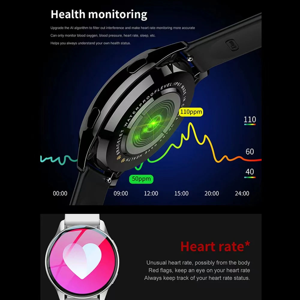 Montre Intelligente DIXSG Suivi de Fitness & Santé homme , femme android et ios .
