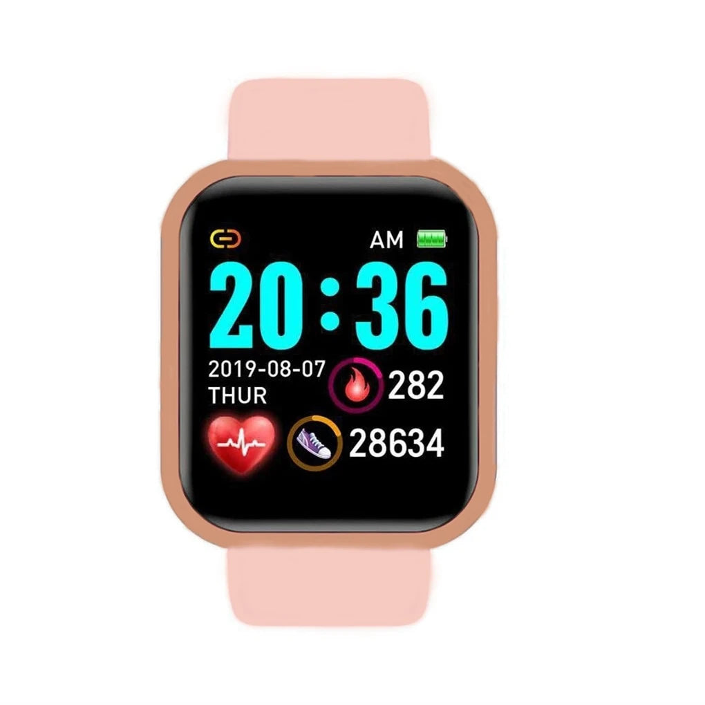Montre Connectée / Bracelet Fitness Homme & Femme – Bluetooth, Musique, Suivi Sportif, Surveillance du Sommeil, Écran Tactile